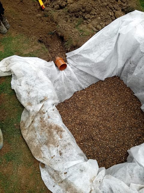 Garden soakaway lining